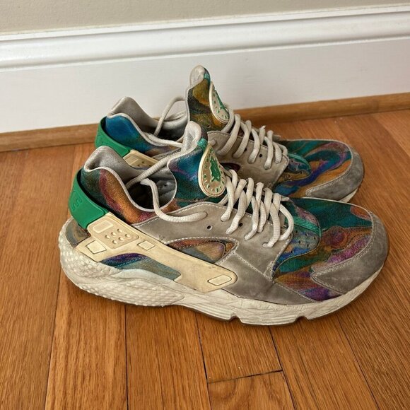 Nike Men’s Air Huarache Run Print Alternate Galaxy Sneakers Size 9.5 - Picture 3 of 8